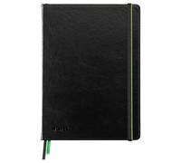 WINTEX Libreta A4 Puntos con Perforación - 96 Pág. - Cuaderno Bullet Journal de Polipiel para la Escuela o Trabajo - Cuaderno A4 Punteado con Tapa Dura y Páginas para Arrancar - Negro