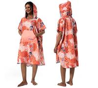 Winthome Poncho Surf Secado Rápido, Poncho Microfibra Ayuda de Cambio de Playa, Bata de Baño con Bolsillo y Capucha, Manta poncho para Hombre Mujer, Natación Surf Playas Duchas, Viajes (Rosa, M)