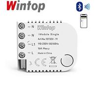 Wintop - Módulo de interruptor inteligente WiFi Bluetooth para mando a distancia, 16 A, universal, compatible con Google Home Assistant para luces y electrodomésticos