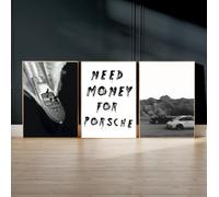 Winund® Láminas Decorativas Pared Grandes 50x70 cm | Set de 3 Posters Grandes Sin Marco | Láminas para Enmarcar Modernas | Decoración Pared Dormitorio, Salón, Oficina o Habitación Juvenil