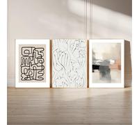 Winund® Láminas Decorativas Pared Grandes 50x70 cm | Set de 3 Posters Grandes Sin Marco | Láminas para Enmarcar Modernas | Decoración Pared Dormitorio, Salón, Oficina o Habitación Juvenil