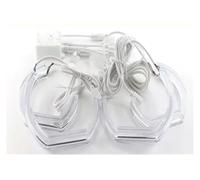 WINVOX FARO PRINCIPAL Para Serie 3 E91 E90 Facelift 2009-2012 Faros Xenón Kit Luces LED Ojos De Ángel Anillo Para Faros Colores RGB Faros Delanteros(C Shaped)