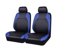 WINVOX Funda Universal Cuero PU para Asiento Delantero Dos Plazas para Jetour T2 para Traveler para Dashing 2023 2024 X70 X70 Plus Funda Asiento Coche(Black Blue 2 Seat)