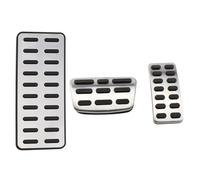 WINVOX Fundas Pedales Coche Cubiertas Acero Inoxidable para Hyundai para Ix25 para Creta AT MT LHD Almohadillas Reposapiés Gas Embrague Freno Antideslizantes Cubierta Pedal Coche