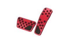 WINVOX Fundas Pedales Coche Cubiertas de Pedal Aluminio para Dodge para Cargador para Challenger 2009-2019 AT sin perforación Cubierta Pedal Coche