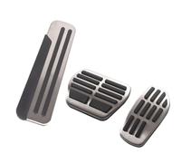 WINVOX Fundas Pedales Coche Cubre Pedales de Acero Inoxidable para Koleos para Kadjar para Trafic AT MT sin Taladro Cubierta Pedal Coche
