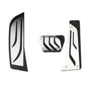 WINVOX Fundas Pedales Coche Cubre Pedales De Acero Inoxidable para Serie 3 para F30 RHD AT MT Antideslizante Sin Taladro Cubierta Pedal Coche