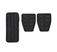 WINVOX Fundas Pedales Coche Kit De Almohadillas Pedal Goma para VW para T4 para Transporter 1990-2003 MT LHD Freno Embrague Acelerador Reemplazo OEM 171721647 Cubierta Pedal Coche