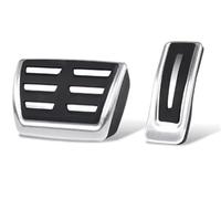 WINVOX Fundas Pedales Coche para Cayenne 2018-2023 para Macan para Panamera para 718 Pedales de Coche Pad Acelerador Combustible Pedal Freno reposapiés Cubre Cubierta Pedal Coche