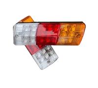 WINVOX Luces traseras Kit 2 Luces Traseras LED Para Coche, 12 V, 48 V, 60 V, 12 V Y 24 V, Para Caravana, Remolque, Camión, Luz Freno, Iluminación Barco PILOTO TRASERO(48-72V 2PIECE)