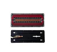 WINVOX Luces traseras LED Para Remolque 2 Piezas, 12 V/24 V, Luces Traseras Para Camión, Intermitentes, Luz Freno Y Marcha Atrás, Para Tractor PILOTO TRASERO(2X 12V-24V 41cm)