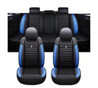 WINVOX para Alfa para Romeo 147 Accesorios para Coche Detalles Interiores Todos Los Modelos Funda Universal para Asiento Coche Funda Asiento Coche(F Black Blue 5 Seat)