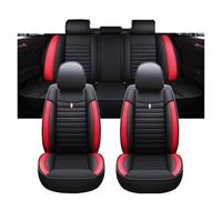 WINVOX para Alfa para Romeo 147 Accesorios para Coche Detalles Interiores Todos Los Modelos Funda Universal para Asiento Coche Funda Asiento Coche(D Black Red 5 Seat)