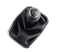 WINVOX Perilla Engranaje para VW para Bora para Jetta para Golf 4 IV Mk4 para GTI R32 MT 2003-2008 5 Causa Mando Camada 6 Velocidades Palanca Palanca Palanca(6 Speed Silver)
