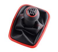 WINVOX Perilla Engranaje para VW para Bora para Jetta para Golf 4 IV Mk4 para GTI R32 MT 2003-2008 5 Causa Mando Camada 6 Velocidades Palanca Palanca Palanca(6 Speed Red)