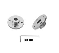 winwill 2 conectores de acoplamiento de brida de aleación de aluminio de 10 mm, modelo de guía rígido, accesorios de acoplamiento para eje de eje para motores de modelos RC DIY