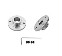 winwill 2 conectores de acoplamiento de brida de aleación de aluminio de 16 mm, modelo de guía rígido, accesorios de acoplamiento para eje de eje para motores de modelos RC DIY