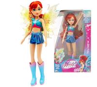 Winx, Muñeca articulada con alas Luminosas, 26 cm, Modelo Bloom, para niños a Partir de 3 años, WNX781