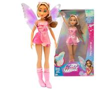 Winx Fairy Light Up Flora Muñeca 26 cm con Outfit de Hada y Alas Interactivas con Luces, Look Oficial de la Serie para una Experiencia Mágica Inmersiva, Figura Coleccionable, Famosa (WNX78200)