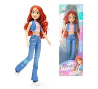 Winx Iconic Bloom Muñeca 26 cm con Outfit Principal Oficial de la Serie, Look Original para Recrear la Experiencia de Moda Winx, Figura Coleccionable, Famosa (WNX77100)