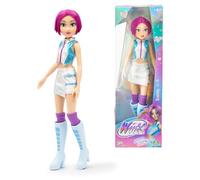 Winx Iconic Tecna Muñeca 26 cm con Outfit Principal Oficial de la Serie, Look Original para Recrear la Experiencia de Moda Winx, Figura Coleccionable, Famosa (WNX77600)