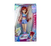 Winx, Muñeca articulada con alas Luminosas, 26 cm, Modelo Bloom, para niños a Partir de 3 años, WNX781