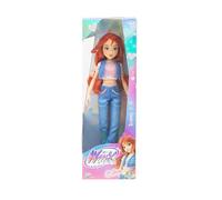 Winx - Muñeca icónica - Bloom con atuendo característico y articulaciones articuladas - Muñeca clásica de moda de 27 cm con pelo rojo - Juguete oficial de Winx Club para niñas - Juego mágico de