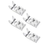 WINXMIN 4 piezas prensatelas maquina coser, Pie de Prensa Coser, Pie para Máquina Coser, Pie de Costura, prensatela Universal, Compatible con Máquinas Puntada Recta