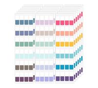 WINXMIN Pestañas de índice,Juego de 720 pestañas adhesivas de índice para escribir, pestañas de índice adhesivas transparentes, pestañas de archivo de banderas, marcadores página, banderas(pequeño)