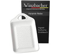 Winzbacher® Premium Rallador - de Cerámica para Jengibre y Ajo | Porcelana | Apto para lavavajillas