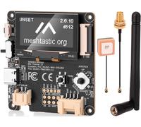 Wio Tracker L1 Placa de desarrollo Wio SX1262 nRF52840 Módulo para Ar duino Meshtastic LoRa, Blue tooth 5.0 GPS GNSS, OLED de 1.3 pulgadas, compatible con batería tipo C y carga solar, eficiencia