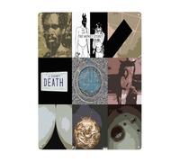 WIOPMKSL Cartel de metal con banda de agarre de Death Rock Grips, arte de pared, póster personalizado para decoración del hogar, cafetería, bar, regalo, 12 x 16 pulgadas