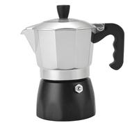 WIOSOUL Cafetera expreso para vitrocerámica, cafetera moca, cafetera de 2 tazas, tapa transparente para cocina de gas o eléctrica de cerámica, cafetera clásica italiana y cubana