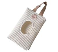 Wipe Holder Travel - 9.06 Inch Cotton Travel Case | Portable Paper Tissue Dispenser Bag, Dustproof Stroller Wipes Holder for Hand Face, Makeup Removal and On-The-Go