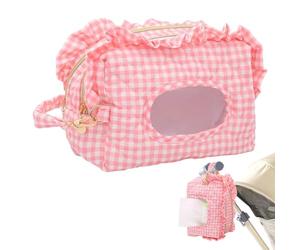 Wipe Holder Travel - Fabric Floral Quilted Portable Dispenser Bag | Kids Wipes Cover for Home Everyday Travel Stroller Purse Outdoor Pool Shopping Park Beach Picnic Airplane