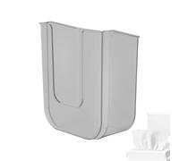 Wipe Holder - Wall Mounted Tissue Box Holder | Sturdy Clear Container with Moisture Resistant Lid, Easy Installation, Perfect for Bathroom, Kitchen, Bedroom, Family, and Home Organization
