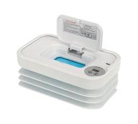 Wipe Warmer: dispensador de pañales portátiles plegables para viajar, acampar, viajes de negocios, automóvil, carga USB con calefacción rápida, almacenamiento fácil, material seguro, accesorio para be