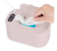 Wipe Warmer for Babies, Baby Wipes Warmer, Wet Wipe Warmer for Babies, Baby Wipes Dispenser (20x11.5x10cm/7.87x4.53x3.94 Inches) for Babies, Indoor, Outdoor, Color White/Pink
