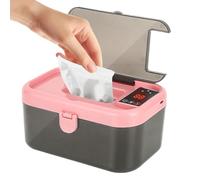 Wipe Warmer for Baby - Baby Wipes Heater | Usb Wipe Warmer | Portable Traveling WipeWarmer Dispenser with Led Lights | Rapid Heating Bâby Product for Traveling Business Trips Road Camping