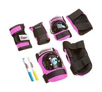 Wipeout - Juego de protectores para ciclismo con rotuladores de borrador en seco, contiene rodilleras, coderas y muñequeras