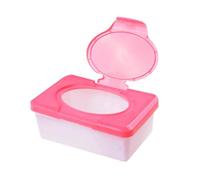 Wipes Dispenser Canister - Portable Ɓaby Nursery Design | Refillable Dustproof Container With Secure Lid | For Bathroom Tissues Wet Wipes Case Box Holds 80 Wipe 90g Each Empty Box OPP Easy Dispensing