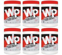 WIPESPLUS No-Rinse Food Contact Wipes Canister Multi-Surface Wipes, Unscented for Home and Business, 100, (1 Pack of 100)