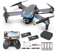 Wipkviey T28 Mini Dron con Cámara 1080P HD, Dron RC Cuadricóptero para Niños y Adultos, Transmisión WiFi Vídeo en Directo, 2 Baterías, Juguete Eléctrico Multifuncional Regalo