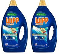 WIPP EXPRESS Detergente Líquido Limpio y Liso para lavadora (55 lavados), para una limpieza profunda (Paquete de 2)