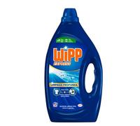 Wipp Express Limpieza Profunda (35 lavados), detergente líquido quitamanchas, detergente para lavadora concentrado para coladas higiénicamente limpias
