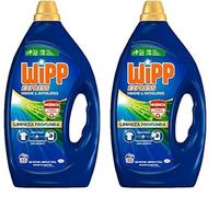 Wipp Express Limpieza Profunda Higiene y Antiolores (55 lavados), detergente líquido quitamanchas para lavadora, para coladas higiénicamente limpias (Paquete de 2)