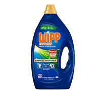 Wipp Express Limpieza Profunda Higiene y Antiolores (55 lavados), detergente líquido quitamanchas para lavadora, para coladas higiénicamente limpias