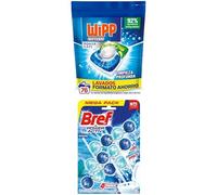 Wipp Express Power Caps Detergente en Cápsulas 76 Dosis, Bref Poder Activo Triplo Oceano, 3 x 50 g