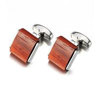 WIPPWER Cufflinks for Men Cufflinks Wedding Husband Present Cuff Links Groomsmen Cufflinks Business Wedding Party(D)