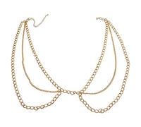 WIPPWER Fashion Belly Chain Waist Beach Belly Chain Fashion Sexy Body Chains Women Trendy Body Jewelry(Gold)